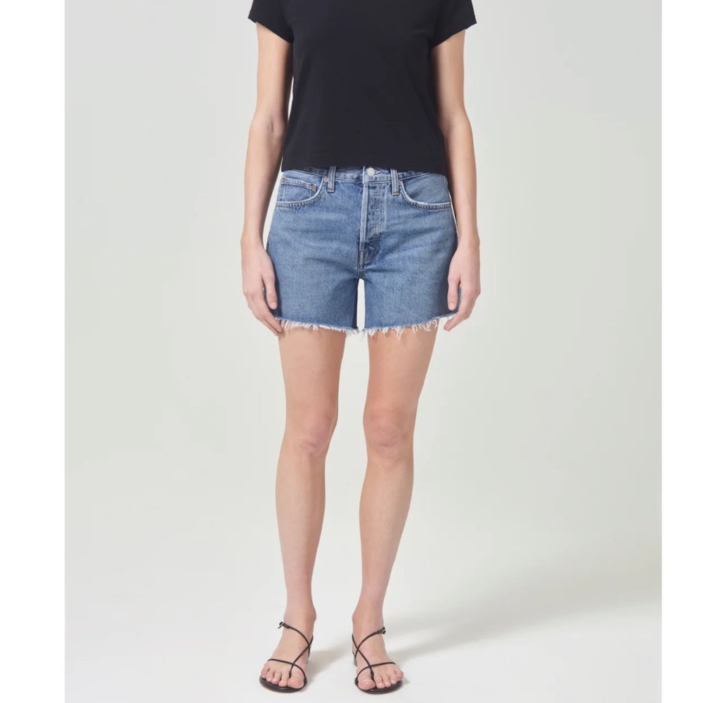 Agolde Parker Denim Shorts size 28 EUC